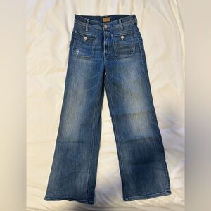 Mother Patch Pocket Maverick Jeans in High Five Wash Size 27